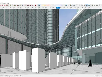 Sketchup Residential Complex B11 3D model