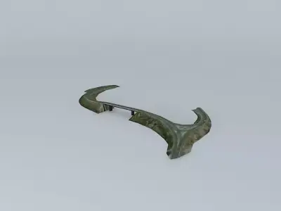 Exit 638 of the A 7 Free 3D model