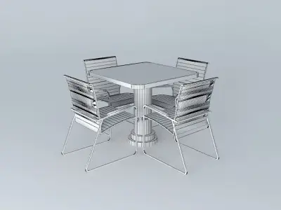 Hindenburg lounge set Free 3D model