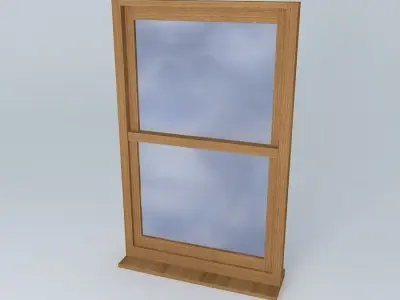 2 part window Free 3D model