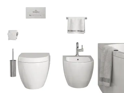 Bathroom Set 2 Part 2 3D model