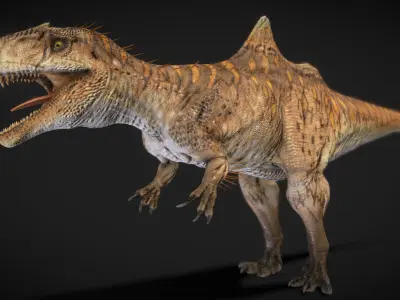 Concavenator Low-poly 3D model