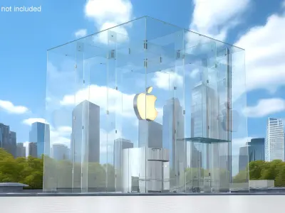 Apple Store Fifth Avenue New York 3D model