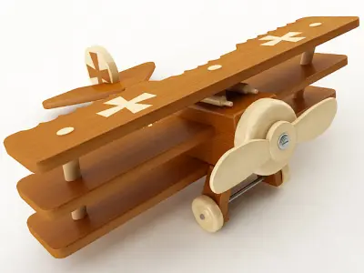 Toy Fokker DR1 3D model