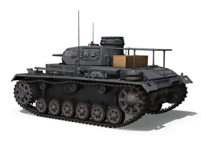 PzBefWg III - Ausf F - 9 PzDiv 3D model