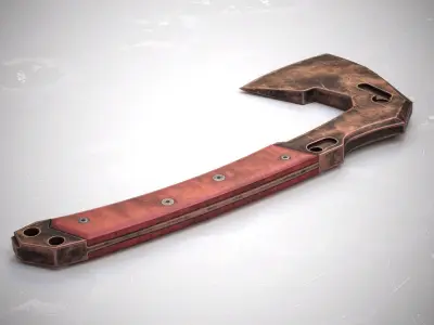 Instinct Tomahawk Axe Low-poly 3D model