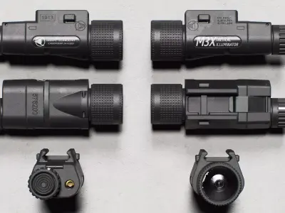 Insight - M3X Flashlight - Replica Low-poly 3D model