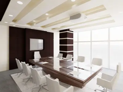 Revit Office interior design 3D model