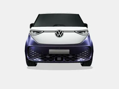 Volkswagen ID Buzz cargo 2023 Low-poly 3D model