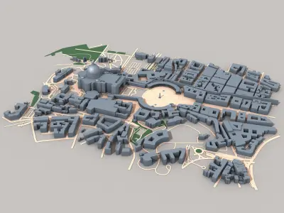 Vatican City 3D model