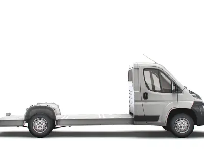 Citroen Jumper 3540 L4 platform cab 2014 3D model