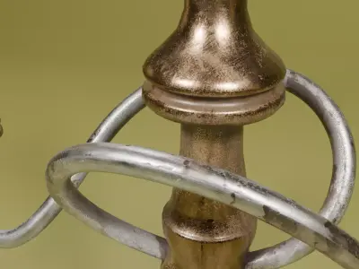 candle Free low-poly 3D model