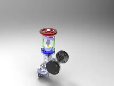 Feed Check Valve Assembly 3D model