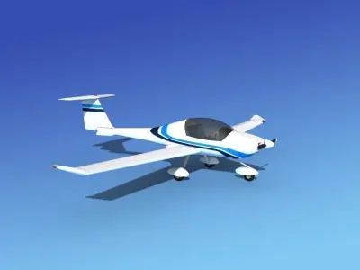 Daimond DA-20 Katana V17 3D model