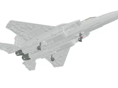 MocBricks3D - Lego F-15E Strike Eagle 3D print model