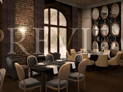 Wine restaurant 3D model