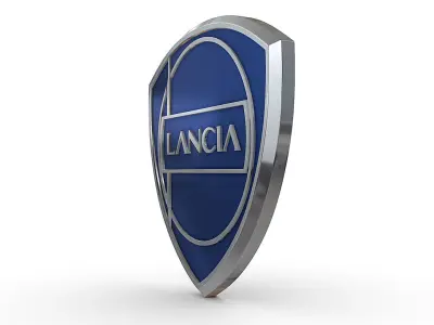lancia new logo 3D model