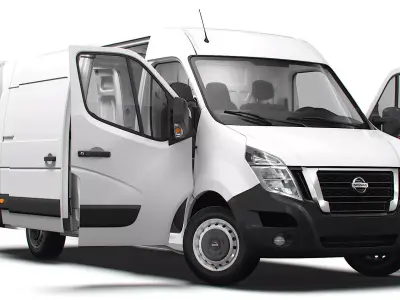 Nissan NV400 Van L3H2 RWD HQ Interior 2021 3D model