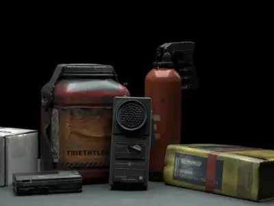 Scifi Prop 3d Scans Pack 1 3D model