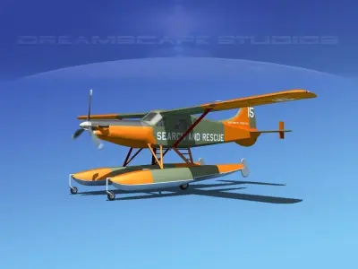 DeHavilland DHC-2 Turbo Beaver V11 3D model