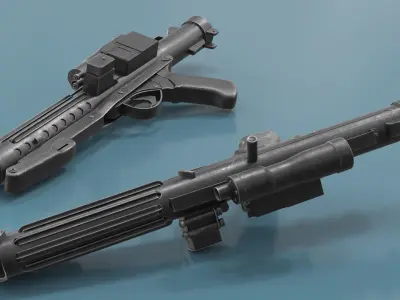 Star Wars Blaster E-11 3D model