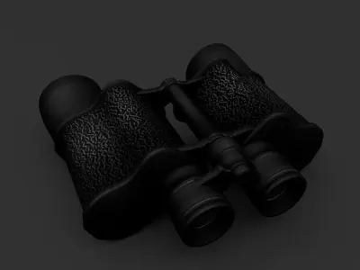 Binoculars Free low-poly 3D model