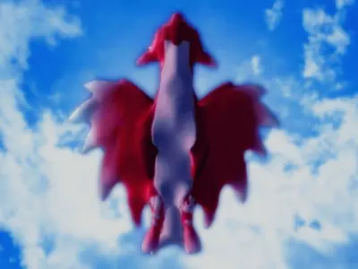 Dragonglare - Dragon Free low-poly 3D model