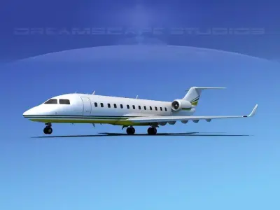 Bombardier Challenger 850 V07 3D model