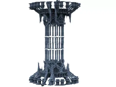 Pillar of Acadia city floor 2 3D model