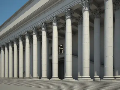 Royal Library 3D model