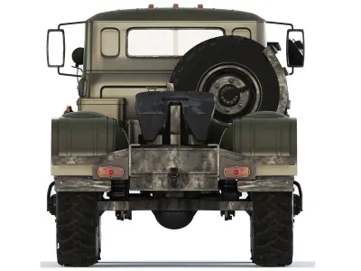 Ural 4420 1978 3D model