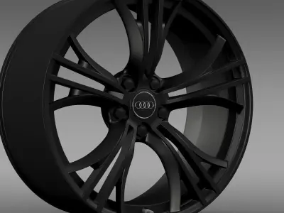 Audi R8 V10 plus 2013 rim 3D model