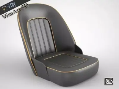 Car Seat Austin Healey 3D model