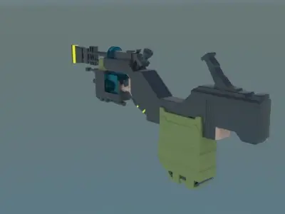 K9000 Cyber Dog Gun 3D model