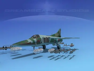 MIG-27 Flogger Poland 3D model