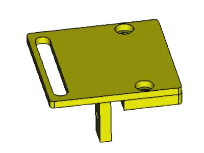Suporte servo 9g para aeromodelismo Free 3D print model