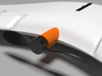 Drone Low Poly Low-poly 3D model