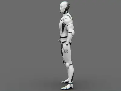 META HUMAN BOT-B Rigged for Unreal Engine - Unity - MIXAMO  3D model