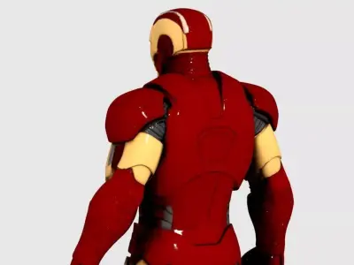 Iron Man Mark 46 Armor Low-poly 3D model