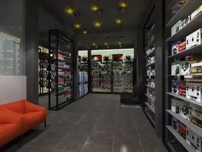 wheel alignment Low-poly 3D model