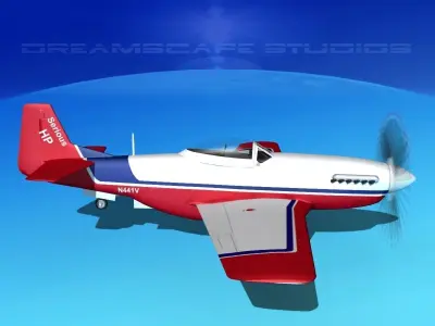 P-51 Mustang Sport Serious 3D model