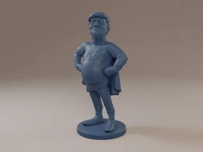 Donald Trump SuperTrump 3D print model