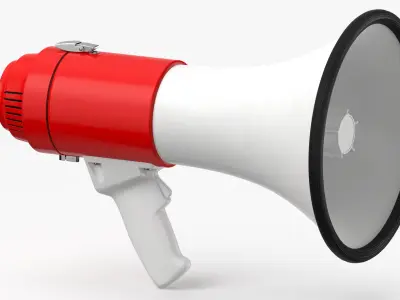 Bullhorn 3D model