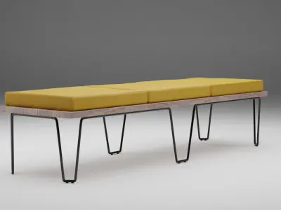 Alexis Bench Free 3D model