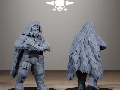GrimGuard Jungle Fighter Snipers 3D print model
