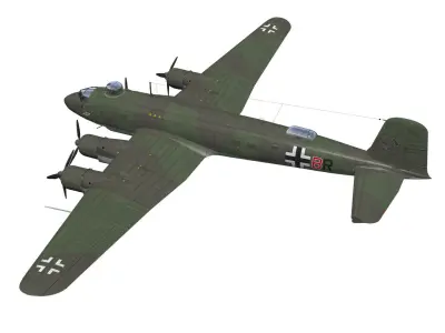 focke wulf fw-200 condor 3D model