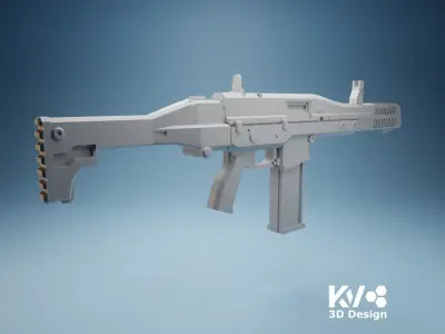 KV-Death Stranding Weapon Set 3D print model
