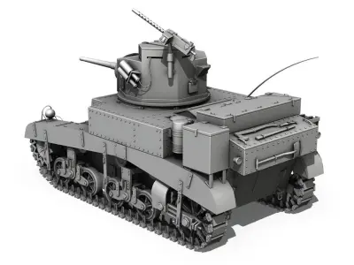 M3 Light Tank Honey 3D model