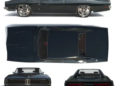 dodge charger 3D model