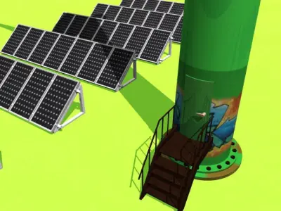 Green Energy 3D model